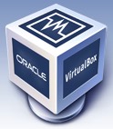 The Virtualbox logo, click to go to their website